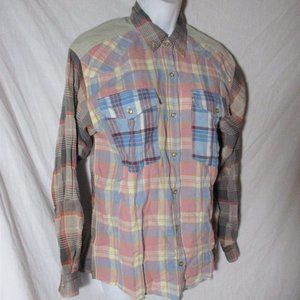 ISABEL MARANT ETOILE Western Button-Up Plaid Blouse Top Shirt 36 Check